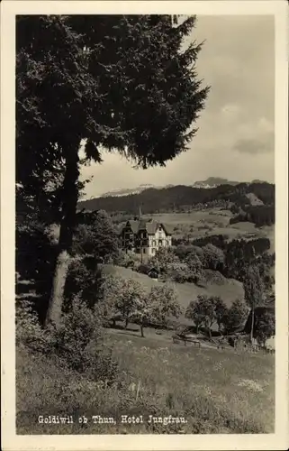 Ak Goldiwil Thun Kanton Bern Schweiz, Hotel Jungfrau