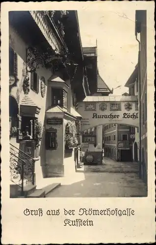 Ak Kufstein in Tirol, Auracher Löchl, Restaurant