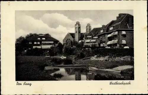 Ak Den Haag Südholland, Westbroekpark, Teich