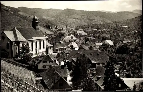 Ak Durbach in Baden, Kirche, Ort