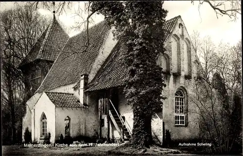 Ak Meinerdingen Walsrode im Heidekreis, Kirche aus dem 11. Jahrhundert