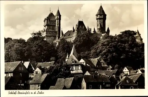 Ak Braunfels an der Lahn, Schloss, Ort