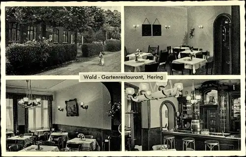 Ak Noppenberg Herzogenrath Nordrhein Westfalen, Wald Gartenrestaurant Hering, Broichbachtal