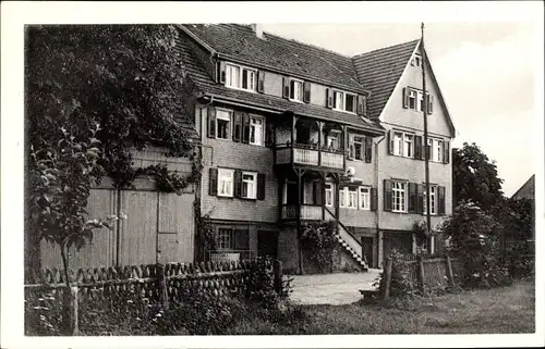 Ak Weisbach Waldbrunn im Neckar Odenwald Kreis, Gasthaus Jägerheim