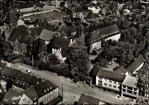 Ak Brackel Dortmund im Ruhrgebiet, St. Klemens Kommende, Luftbild