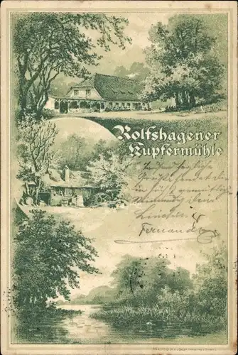 Litho Rohlfshagen Rümpel Schleswig Holstein, Kupfermühle