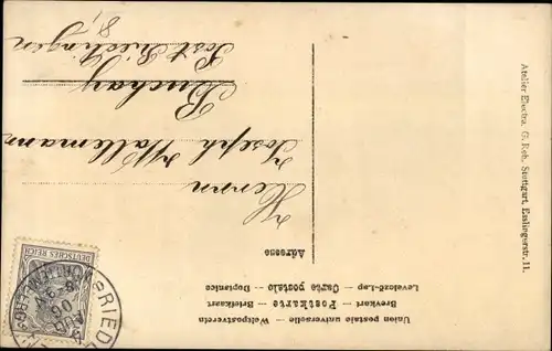 Foto Ak Deutscher Soldat in Uniform, Standportrait