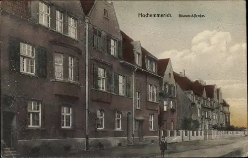 Ak Hochemmerich Duisburg im Ruhrgebiet, Bismarckstraße