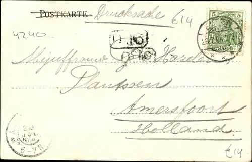 Ak Eltenberg Elten Emmerich am Niederrhein, Aussichtsturm, Blick auf den Ort