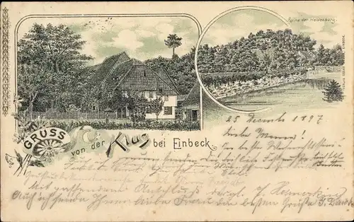 Litho Klus Clus Bad Gandersheim am Harz, Heldenburg, Bauernhaus