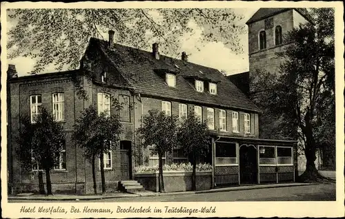 Ak Brochterbeck Tecklenburg in Westfalen, Hotel Westfalia