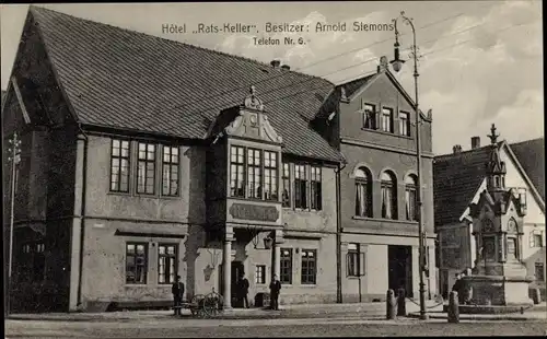 Ak Obernkirchen in Schaumburg, Hotel Ratskeller