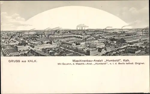Ak Kalk Köln am Rhein, Maschinenbauanstalt Humboldt