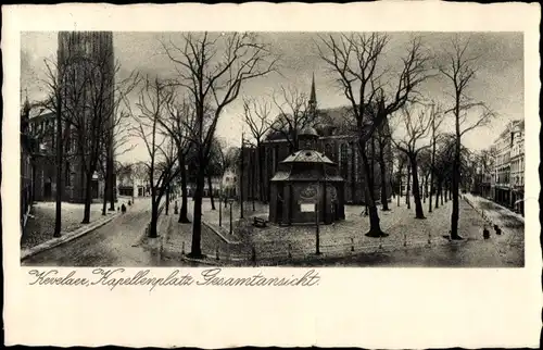 Ak Kevelaer am Niederrhein, Wallfahrtsort, Kapellenplatz, Gnadenkapelle