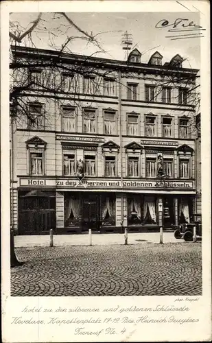 Ak Kevelaer am Niederrhein, Hotel zu den silbernen und goldenen Schlüsseln, Kapellenplatz 17