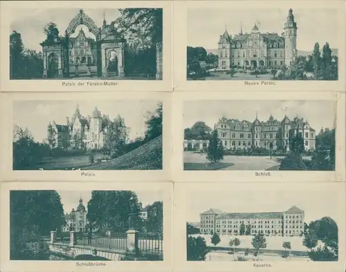 Klapp Ak Bückeburg im Kreis Schaumburg, Palais, Schloss, Totalansicht, Kaserne