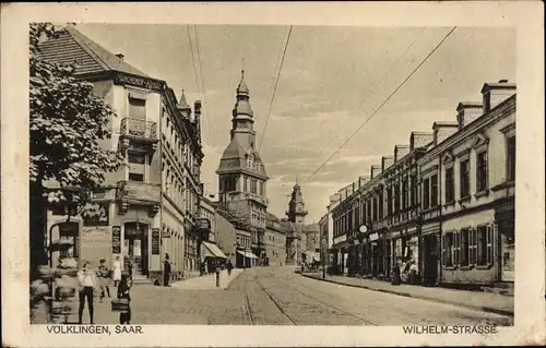 Ak Völklingen im Saarland, Wilhelmstraße, Gaststätte Münchner Kindl