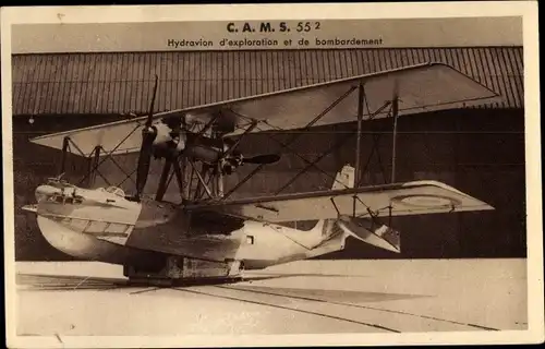 Ak C.A.M.S 55, Hydravion d'exploration et de bombardement, französisches Militärflugzeug