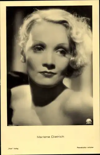 Ak Schauspielerin Marlene Dietrich, Portrait, Ross Verlag 7969/2