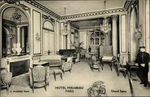 Ak Paris, Hotel Mirabeau, Grand Salon