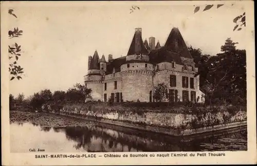 Ak Saint Martin de la Place Maine et Loire, Chateau de Boumois