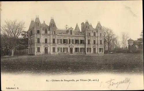 Ak Vihiers Maine et Loire, Chateau de Fougerolle