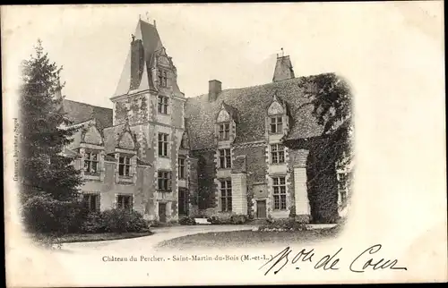 Ak Saint Martin du Bois Maine et Loire, Chateau du Percher