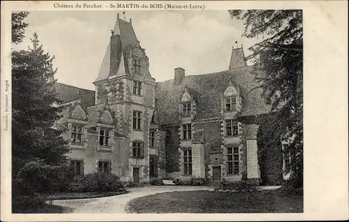 Ak Saint Martin du Bois Maine et Loire, Chateau du Percher