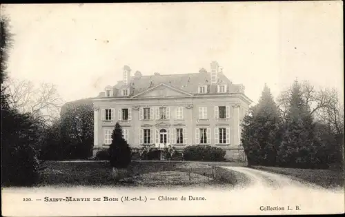 Ak Saint Martin du Bois Maine et Loire, Chateau de Danne