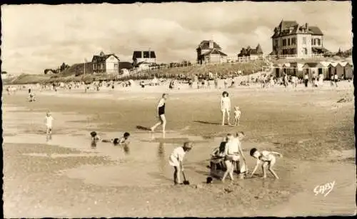 Ak Le Home sur Mer Calvados, La Plage, Les Villas