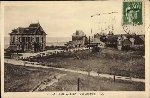 Ak Le Home sur Mer Calvados, Vue generale