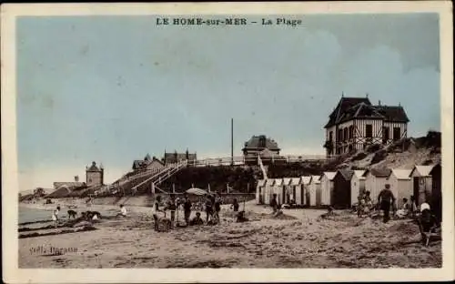 Ak Le Home sur Mer Calvados, La Plage