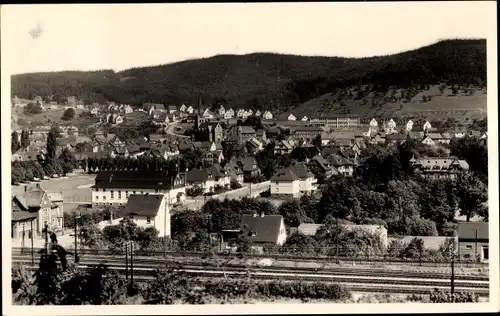 Ak Sinn im Lahn Dill Kreis in Hessen, Teilansicht, Gleise