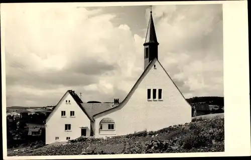 Foto Ak Driedorf im Westerwald, Kirche