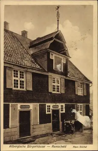 Ak Remscheid im Bergischen Land, Haus Büchel, Altbergische Bürgerhäuser