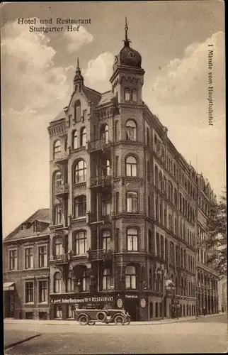 Ak Hamburg Mitte St. Georg, Hotel Stuttgarter Hof, Bremer Reihe 10