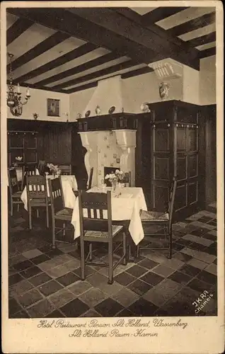 Ak Wassenberg im Kreis Heinsberg, Hotel Alt Holland, Kamin