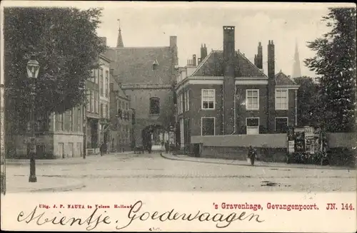 Ak 's Gravenhage Den Haag Südholland, Gevangenpoort