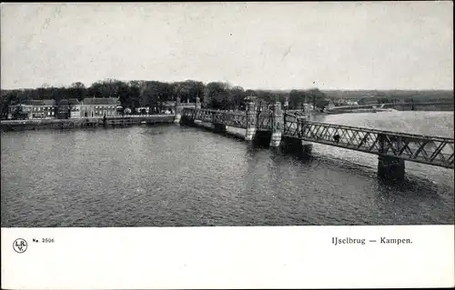 Ak Kampen Overijssel Niederlande, Ijselbrug
