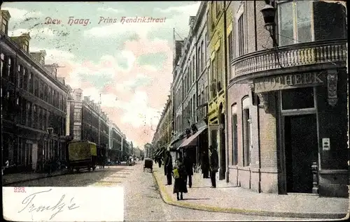 Ak Den Haag Südholland, Prins Hendrikstraat, Apotheek