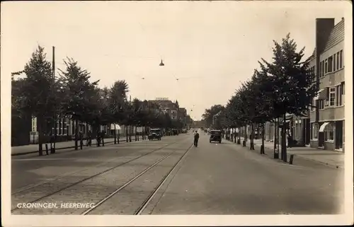 Ak Groningen Niederlande, Heereweg