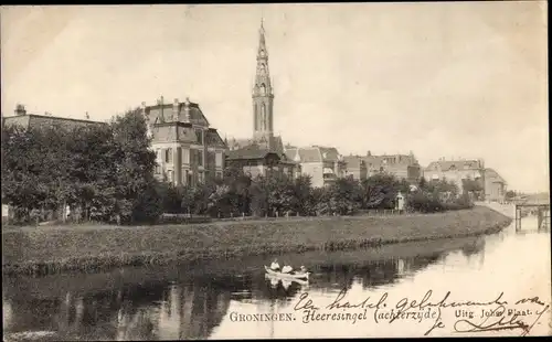 Ak Groningen Niederlande, Heeresingel