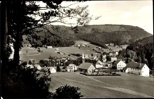 Ak Obertal Baiersbronn im Schwarzwald, Teilansicht