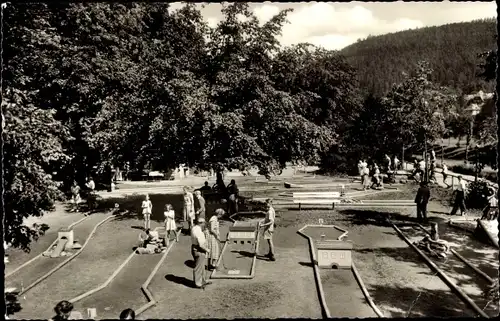 Ak Bad Liebenzell im Schwarzwald, Minigolfplatz