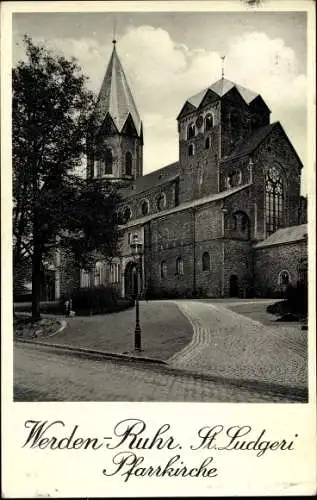 Ak Werden Essen im Ruhrgebiet, St. Ludgeri Pfarrkirche