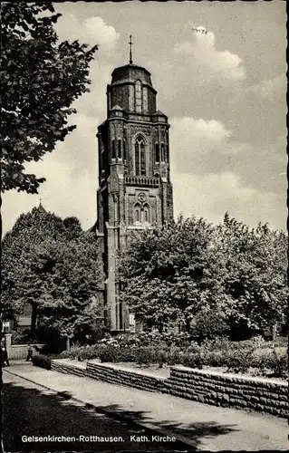 Ak Rotthausen Gelsenkirchen Westfalen, Kath. Kirche
