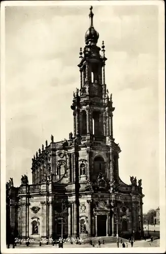 Ak Dresden Altstadt, Katholische Hofkirche
