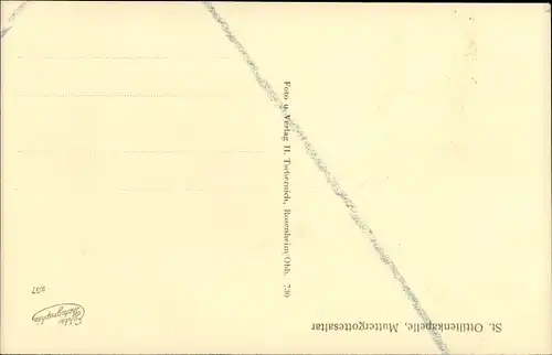 Ak Eresing in Oberbayern, Erzabtei Sankt Ottilien, Muttergottesaltar