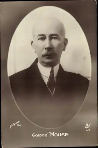 Ak Colonel Edward Mandell House, Portrait