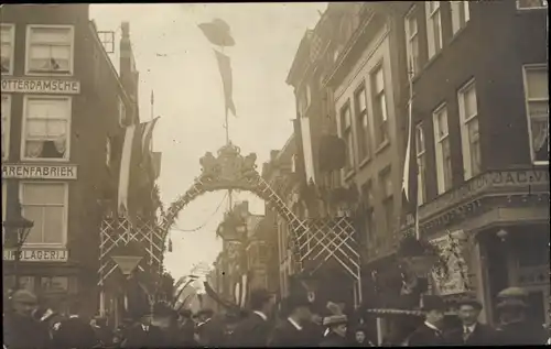 Ak Amsterdam Nordholland Niederlande, Festumzug